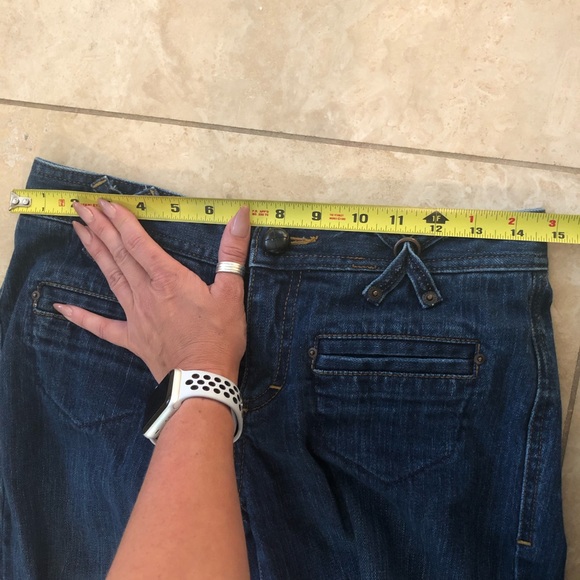 ARMANI EXCHANGE BELL BOTTOM JEANS - SZ 2 - Picture 4 of 4